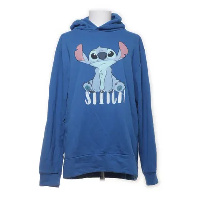 Huvtröja (Blå) från Disney Stitch Bomull, Polyester