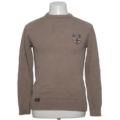 Strickpullover (Beige) von Morris Gent's Baumwolle, Wolle