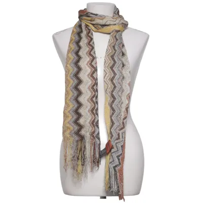 Sjaal (Bruin, Geel, Meerkleurig) van Missoni Polyamide, Polyester, Viscose