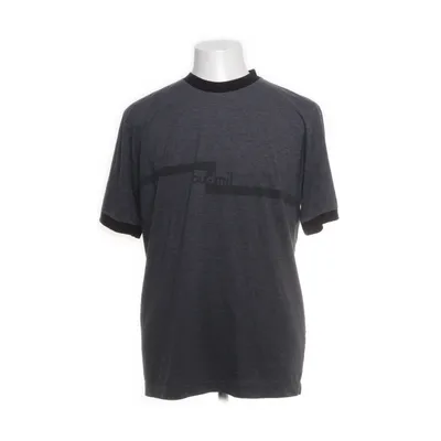 T-shirt (Gray, Black) from Budmil Cotton, Polyester