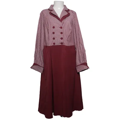 Maxi dress (Red, White) from Miss Candyfloss Cotton, Elastane, Polyester, Viscose