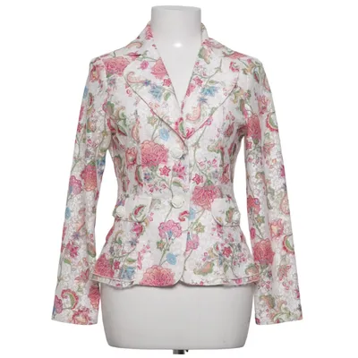 Blazer (White, Multicolored)