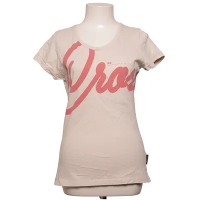 T-shirt (Beige, Red) from Crosshatch Cotton
