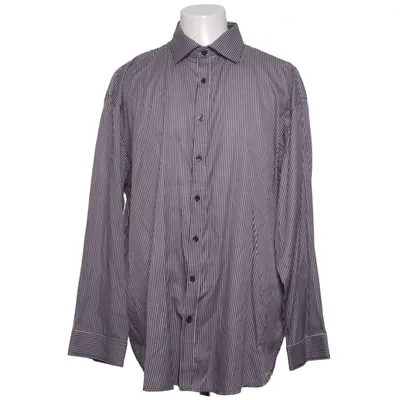 Shirt (Lila, Wit) van Dressmann Katoen, Polyester