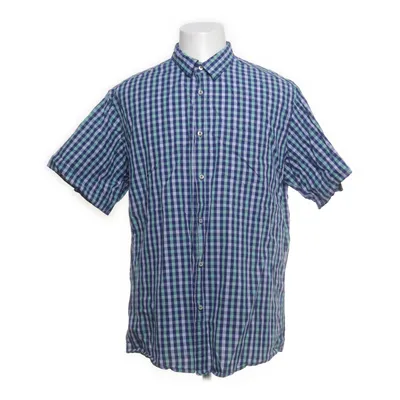 Short sleeve shirt (Blue, White, Green) from Quality Garment 1949 Handcrafted Goods