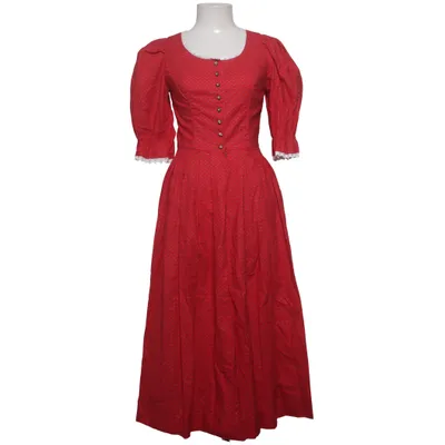 Dirndl (Rood, Wit) van Salzburger Dirndl Look Katoen