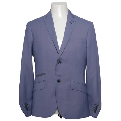 Blazer (Blå) fra Nils Polyester, Viscose