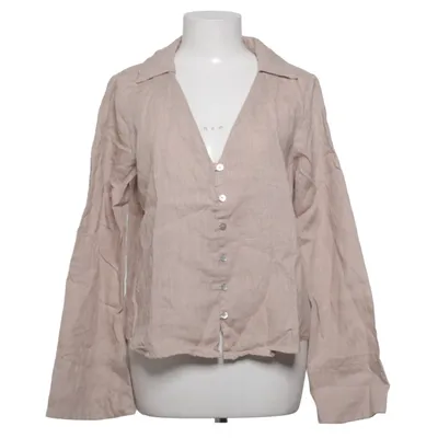 Shirt (Beige) from Zara Linen