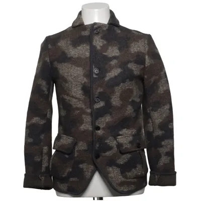Skjortejakke (Grå, Grøn, Brun) fra WE Polyamid, Polyester, Uld