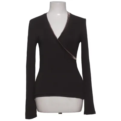 Wickelbluse (Braun) von Marc Aurel Elasthan, Viskose