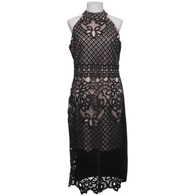 Cocktailkleid (Schwarz, Beige) von Eilly Bazar Polyester