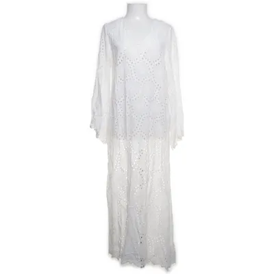 Långklänning (Vit) från NA-KD Bomull, Elastan, Polyester