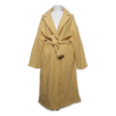 Frakke (Gul) fra Edited Genanvendt polyester, Viscose, Uld