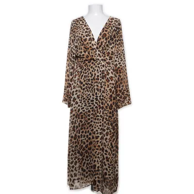 Maxikjole (Brun, Sort, Beige, Flerfarvet) fra Zara Polyester
