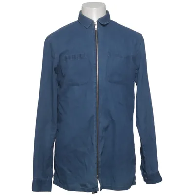 Denim shirt (Jorzip Shirt L/S) from Jack & Jones Cotton