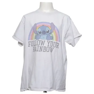 T-shirt (Vit, Flerfärgad) från Fruit of the Loom Bomull