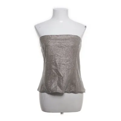 Tube top (Silver) from Zara Elastane, Viscose