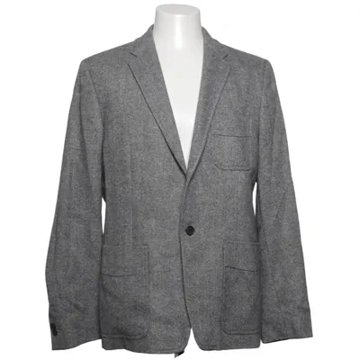 Blazer (Gray) from Emilio Polyester, Viscose, Wool