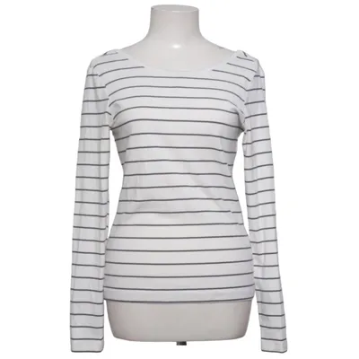 T-shirt à manches longues (Blanc, Bleu) de Cubus Coton, Élasthane