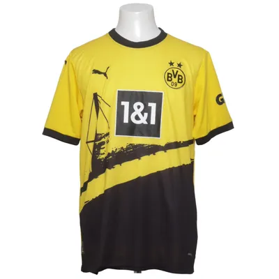 Fotbollströja (Gul, Svart) från Puma Elastan, Polyester
