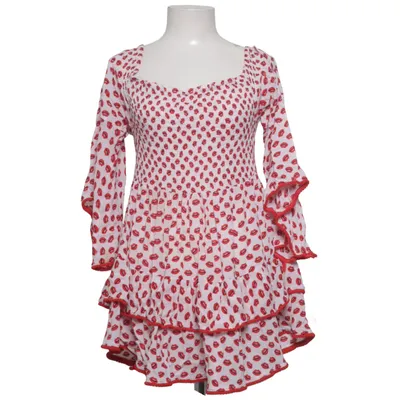 Jurk (Wit, Rood, Meerkleurig) van Ibiza Bagús Viscose