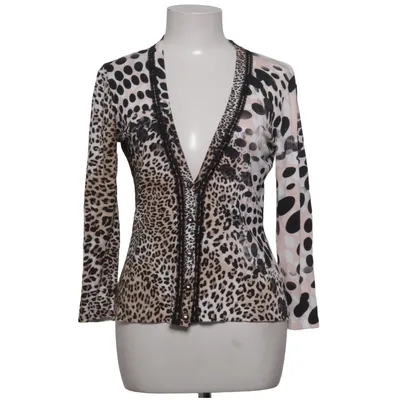 Cardigan (Beige, Black) from Angelo Marani Polyester, Viscose