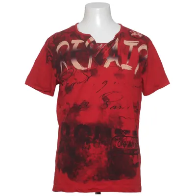 T-shirt (Rood, Zwart, Meerkleurig) van Cipo & Baxx Katoen