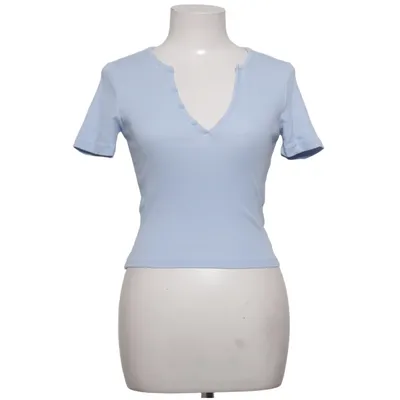Top (Blauw) van Gina Tricot Katoen, Elastaan