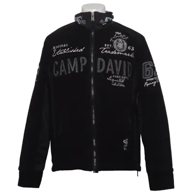 Fleece jacket (Black) from Camp David Polyamide, Polyester