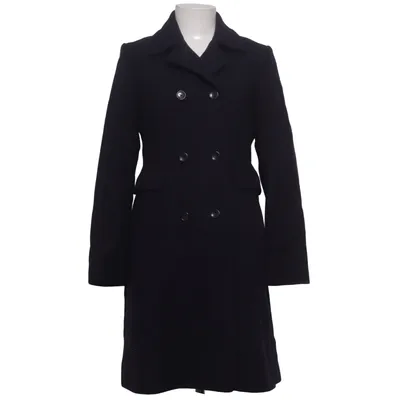 Manteau (Bleu) de Hobbs Polyamide, Viscose, Laine