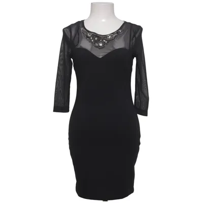 Jurk (Zwart) van Rare Katoen, Elastaan, Polyester