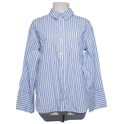 Chemise (Bleu, Blanc) de Sézane Coton biologique