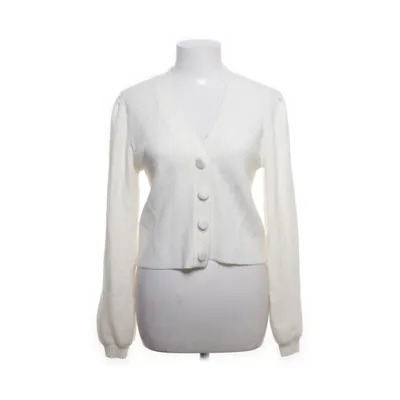 Cardigan (Hvid) fra Zara Elastan, Nylon, Polyester, Viscose