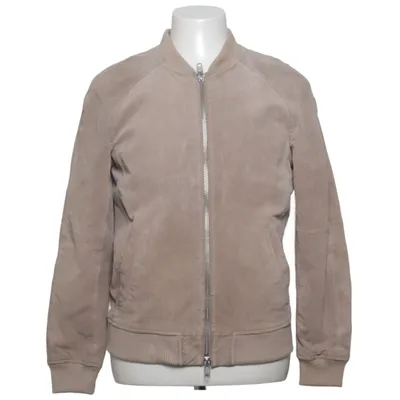 Bomberjakke (Beige) fra King x Jofama Akryl, Læder, Polyester