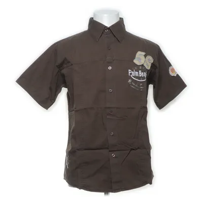 Kortärmad skjorta (Brun) från Maver Bomull