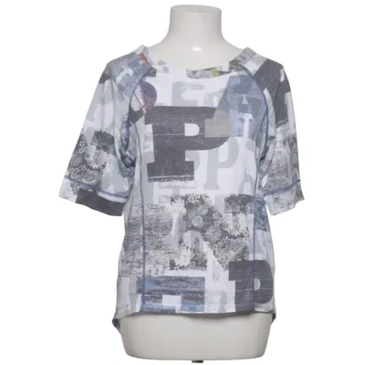 Top (Wit, Blauw, Grijs) van Sani Blu Polyester, Viscose