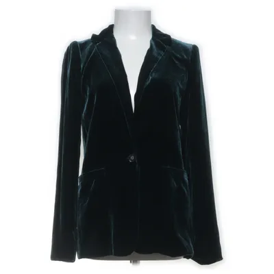 Blazer (Grøn) fra Zara Woman Studio Silke, Viscose