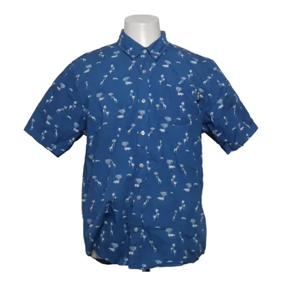 Chemise à manches courtes (Bleu, Blanc) de LRG Coton