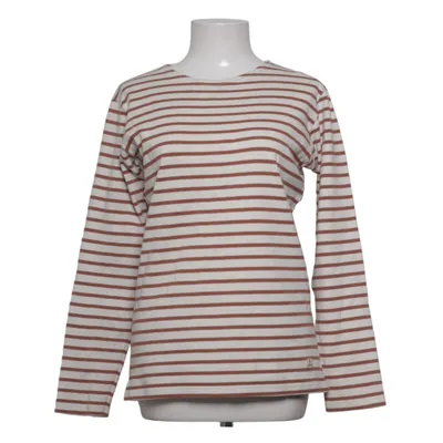 Langærmet t-shirt (Hvid, Brun) fra Armor Lux