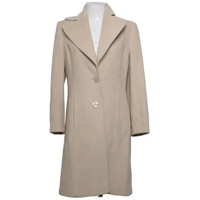 Manteau (Beige) de Maska Angora, Cachemire, Laine