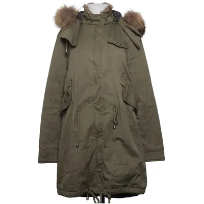 Parka (Grøn) fra IQ+ Berlin Acetat, Bomuld, Polyester