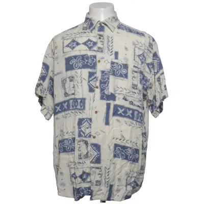 Short sleeve shirt (Blue, White) from Santino Viscose