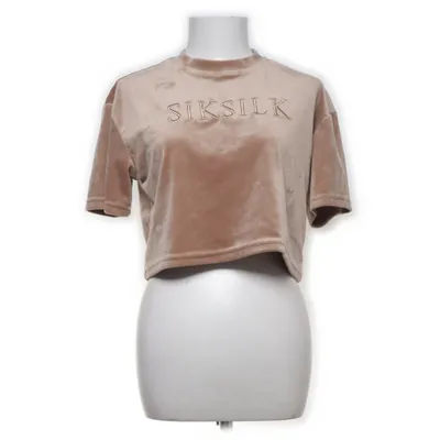 T-shirt (Beige) från SikSilk Elastan, Polyester