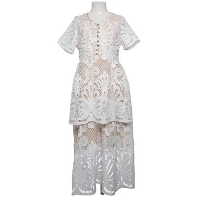 Jurk (Wit, Beige) van Azara Paris Viscose