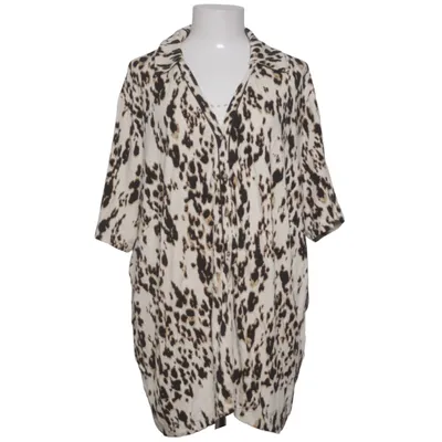 Chemise à manches courtes (Beige, Noir, Marron) de Yesta Élasthane, Viscose