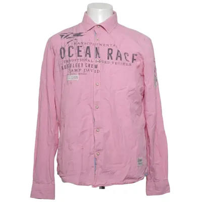 Shirt (Roze) van Camp David Katoen