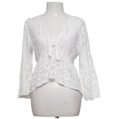 Wrap blouse (White) from Oysho Cotton, Polyamide