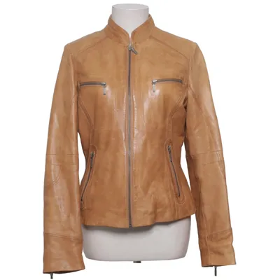 Veste en cuir (Marron) de Saki Collection