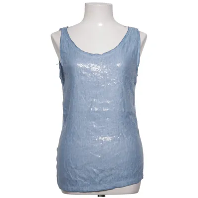 Top (Blå) fra Made in italy Elastan, Viscose
