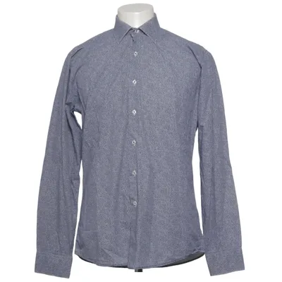Shirt (Blauw, Wit) van Seven Seas Katoen